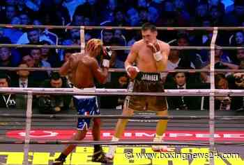 Boxing Results: Janibek Alimkhanuly Overwhelms Ngamissengue with Power