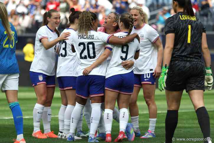 USWNT blanks Brazil in memorable SoFi Stadium debut