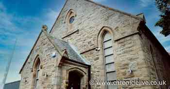 Inside converted 19th century church in Gateshead with luxurious family bathroom
