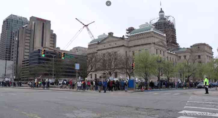 'Remove, Reverse, Reclaim:' Protestors head to Indiana Statehouse under 50501 Movement