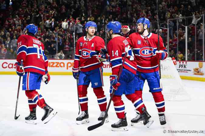 Suzuki steps up, Canadiens take four-point lead in wild-card race with comeback win