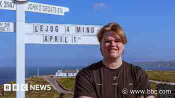 Inspired teen's dream run along length of UK