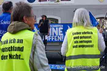 100 Teilnehmer bei „Demo für Frieden“ in Herford