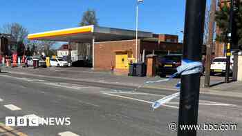 Three arrests after attack near petrol station