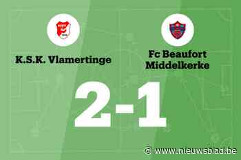 SK Vlamertinge wint van FC Beaufort