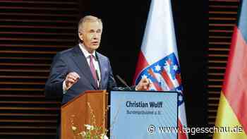 Altbundespräsident Wulff warnt vor Erstarken des Rechtspopulismus