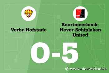 Vijf opeenvolgende overwinningen voor BHS United B na 0-5 winst tegen Hofstade B