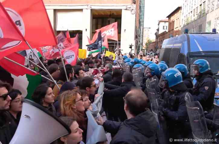 Bologna, scontri alla contromanifestazione di Pap: gli attivisti volevano raggiungere la piazza pro-Europa