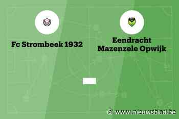 Wedstrijd tussen Strombeek 1932 en Mazenzele Opwijk B afgelast