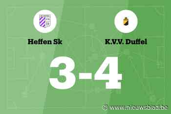 VV Duffel wint sensationeel duel tegen Heffen