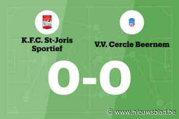 FC Sint-Joris Sport en VVC Beernem B komen niet tot scoren