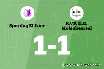 Ellikom en Molenbeersel eindigen op 1-1-gelijkspel