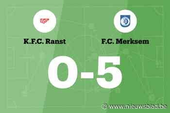 FC Merksem B overklast Ranst B