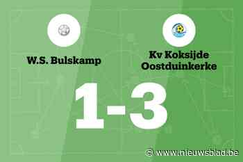 WS Bulskamp blijft verliezen na thuisnederlaag tegen KV Koksijde Oostduinkerke B