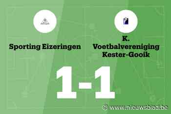Eizeringen en Kester-Gooik B spelen 1-1