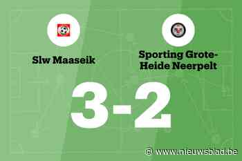 Schoonbroodt scoort twee keer voor SLW Maaseik in wedstrijd tegen Grote Heide