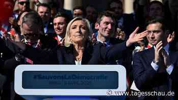 Nach Wahlverbotsurteil: Demonstrationen für und gegen Le Pen