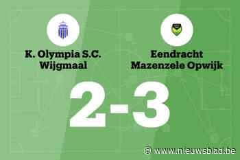 Mazenzele Opwijk zet achterstand om in overwinning