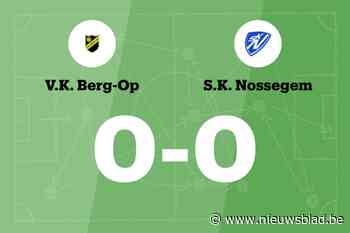 Ook Nossegem B houdt Berg-Op van winst af