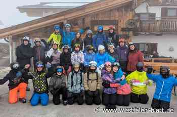 Schülergruppe der Städtischen Realschule Löhne fährt Ski im Zillertal