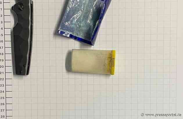 BPOL NRW: Bundespolizei beschlagnahmt Drogen und Einhandmesser von 43-Jährigem