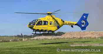 Motorcyclist, 31, dies on M53 as emergency services and air ambulance attend crash