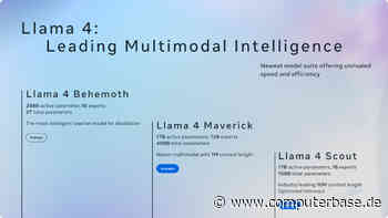 Meta-KI: Erste Llama-4-Modelle sind besonders effizient – aber nicht in der EU