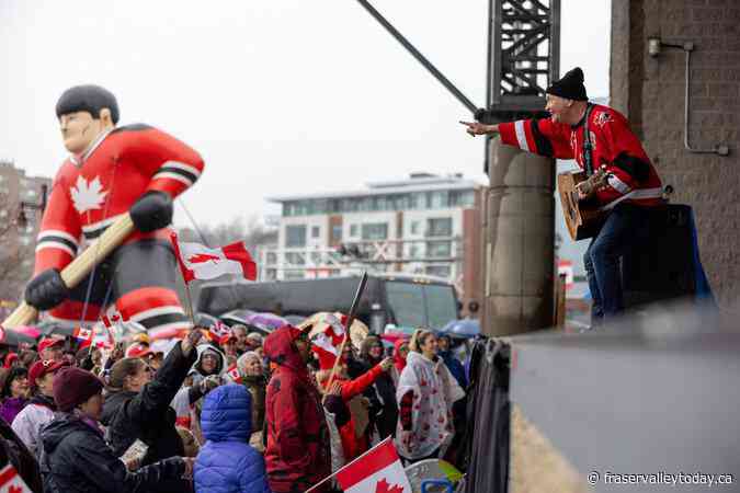 ‘Hands off’: Across Canada, protesters rally against Trump