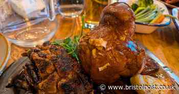 We try the Bristol roast dinner within walking distance of a nature reserve