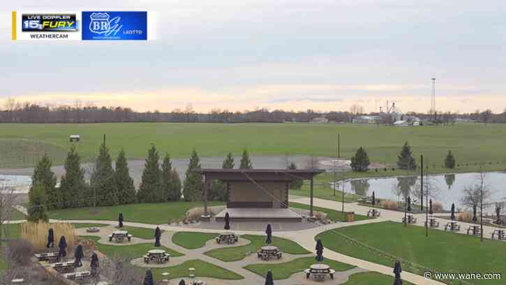 Clouds decrease tonight after evening spotty rain