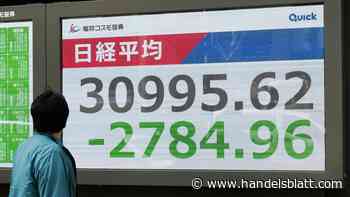 Nikkei, Topix, Hangseng: Zoll-Ausverkauf schürt Angst vor Finanzkrise – Asiatische Börsen brechen um bis zu zehn Prozent ein