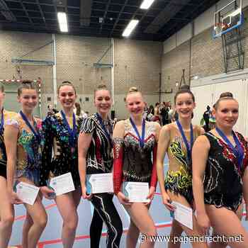 Zeven medailles voor meisjes Ritmische Gymnastiek