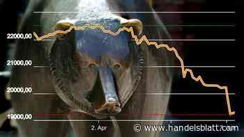 Dax aktuell: Dax bricht um mehr als zehn Prozent ein – Stark volatiler Handel folgt