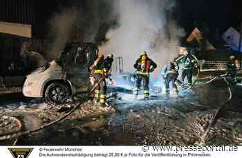 FW-M: Camper brennt aus (Aubing)