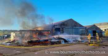 Derelict mobile homes destroyed after being 'deliberately set alight'