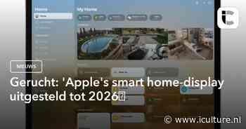 Gerucht: ‘Apple’s smart home-display uitgesteld tot 2026′
