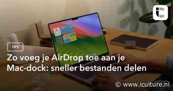 Zo voeg je AirDrop toe aan je Mac-dock: sneller bestanden delen