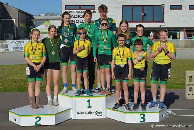 Vijftien medailles voor Reko op provinciaal kampioenschap snelheid