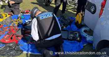 Four arrested after police raid at Rainham boot sale uncovers £50k of ‘stolen’ tools