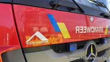 Spoorwegberm in Lier vat vuur