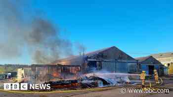 Mobile home blaze believed to be suspicious