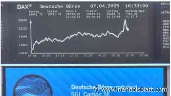 Dax aktuell : Heftiges Auf und Ab im Dax