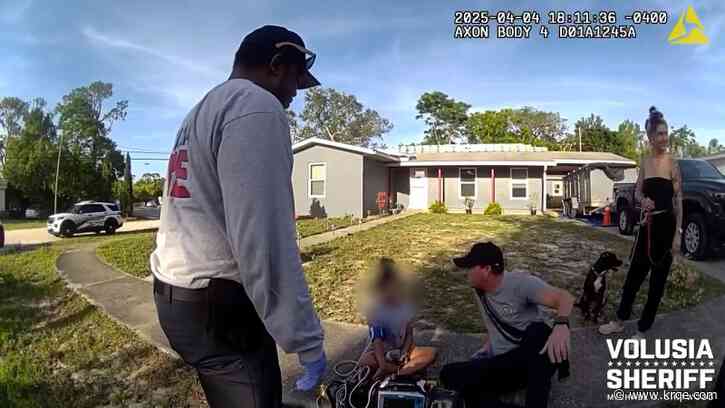 VIDEO: 6-year-old found wandering alone with dog in Florida; mom, 1 other charged