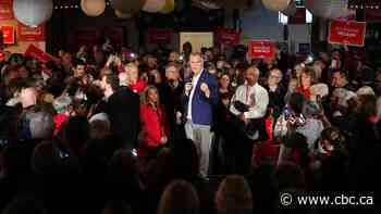 Liberal Leader Carney pokes at Alberta Premier Smith at first Western campaign stop