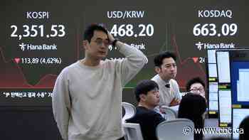 Stock market drops again after brief rise as Trump remains committed to tariffs