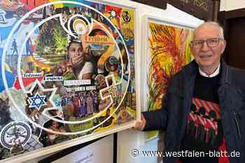 Kaffeesatz und Gold halten Einzug in Steinhagens Kunstszene