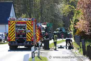 Tausende Liter Gülle laufen in Bielefeld auf die Straße