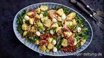 Italienisch inspirierter Kartoffelsalat mit Mini-Mozzarella