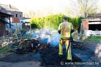 Brandweer blust brand in leegstaand pand in Tongeren