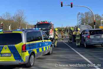 George-Marshall-Ring in Paderborn nach Unfall teilweise gesperrt